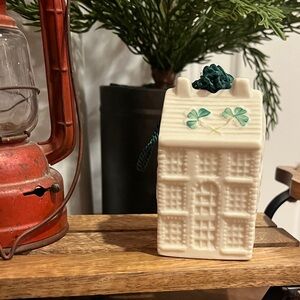 Belleek Georgian House Christmas Bell Ornament